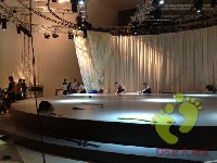 舞台地胶之成功案例-北京路虎车展舞台地板