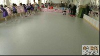 浙江衢州少年宫舞蹈地板胶铺设案例